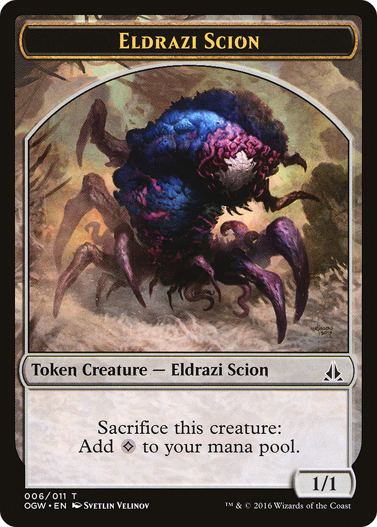 Eldrazi Scion Token (006/011) [Oath of the Gatewatch Tokens]-1