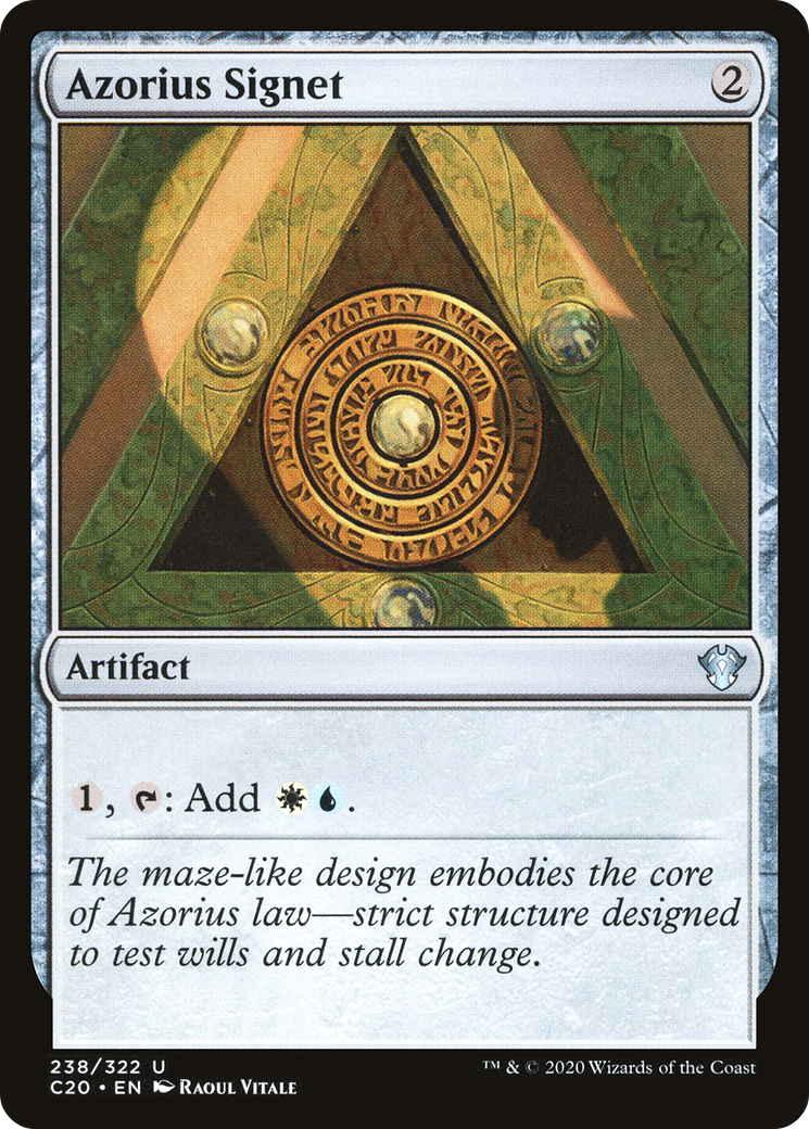 Azorius Signet [Commander 2020]-1