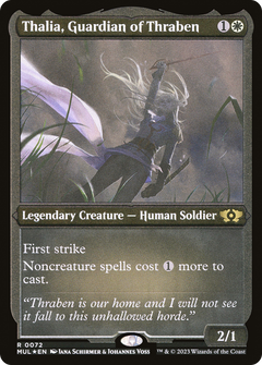 Thalia, Guardian of Thraben (Foil Etched) [Multiverse Legends]-1