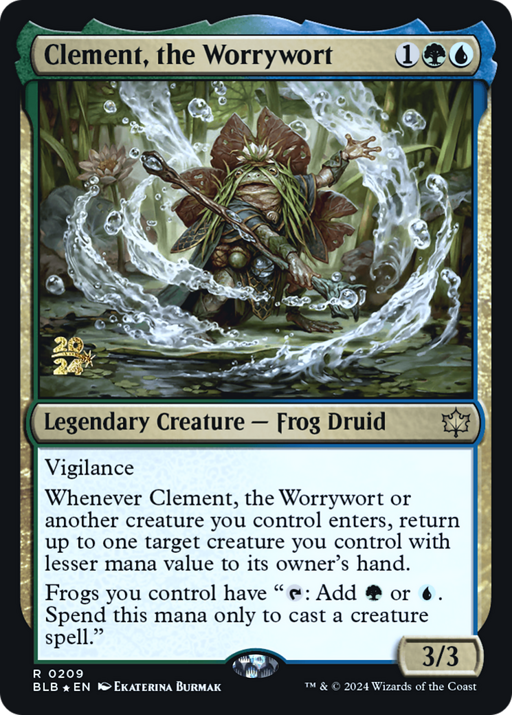 Clement, the Worrywort [Bloomburrow Prerelease Promos]-1