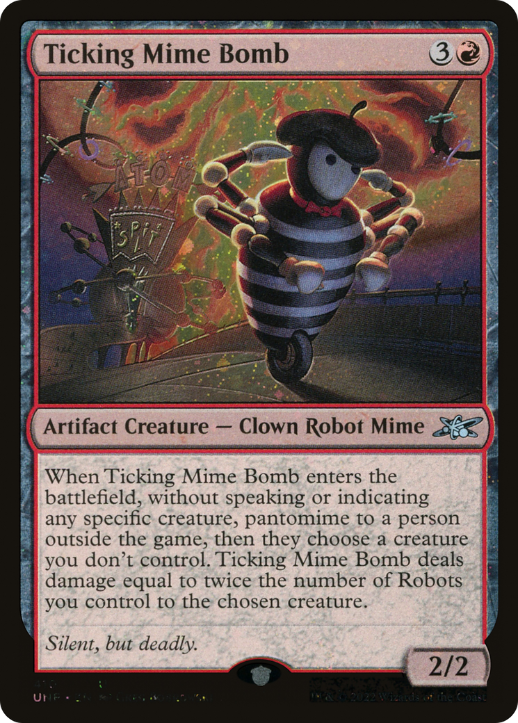 Ticking Mime Bomb (Galaxy Foil) [Unfinity]-1