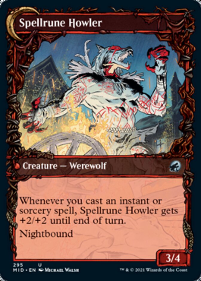 Spellrune Painter // Spellrune Howler (Showcase Equinox) [Innistrad: Midnight Hunt]-2