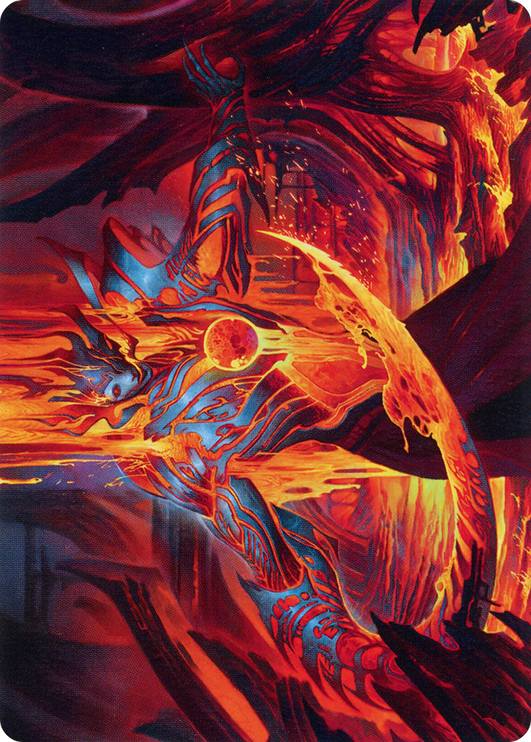 Free from Flesh // Free from Flesh (AONE-027) - Phyrexia: All Will Be One Art Series (Borderless)-3