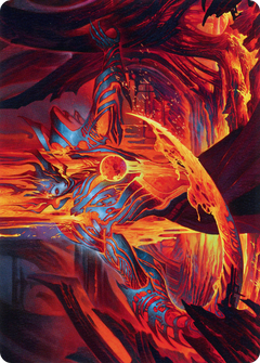Free from Flesh // Free from Flesh (AONE-027) - Phyrexia: All Will Be One Art Series (Borderless) Foil-1