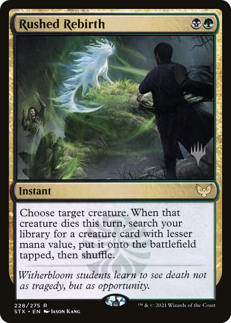 Rushed Rebirth (Promo Pack) [Strixhaven: School of Mages Promos]-1