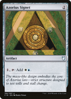 Azorius Signet [Commander 2018]-1