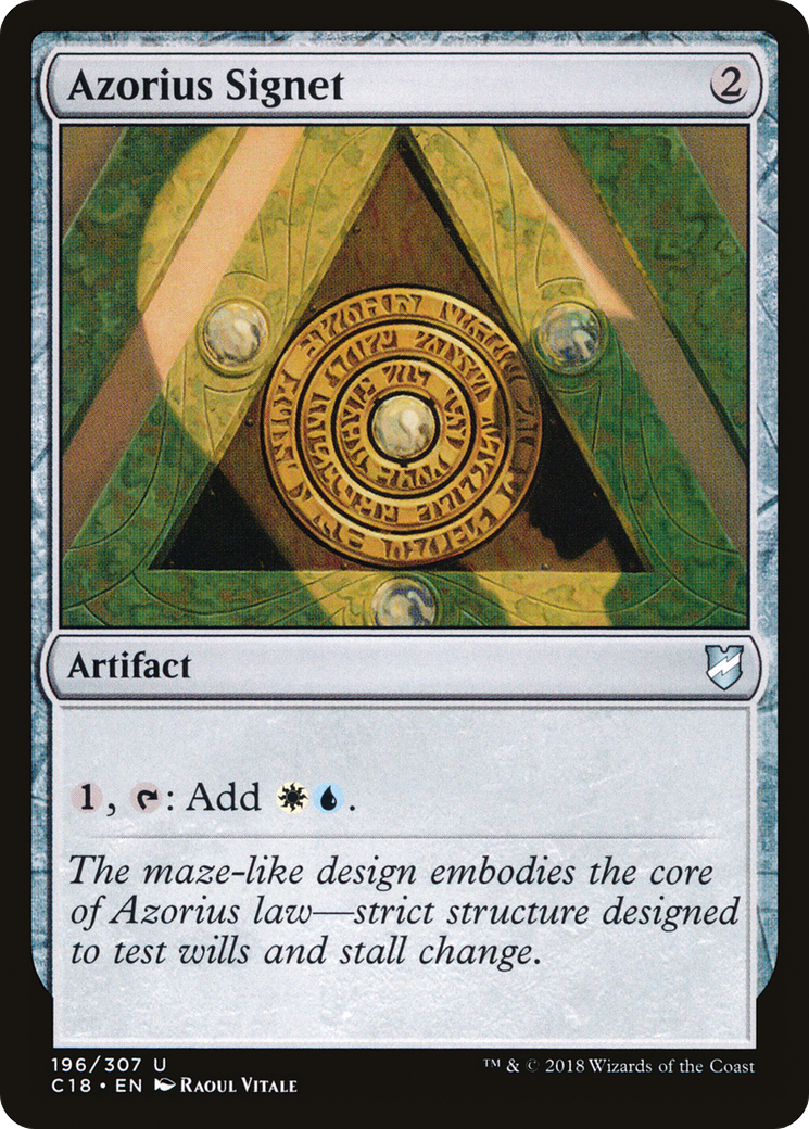 Azorius Signet [Commander 2018]-1