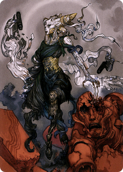 Tamiyo, Compleated Sage // Tamiyo, Compleated Sage (ANEO-076) - Neon Dynasty Art Series (Borderless)-3