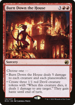 Burn Down the House [Innistrad: Midnight Hunt]-1