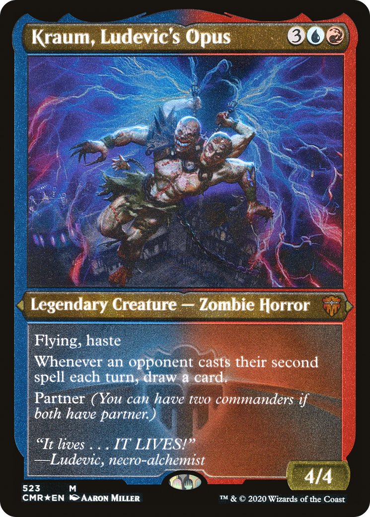 Kraum, Ludevic's Opus (Etched) [Commander Legends]-1