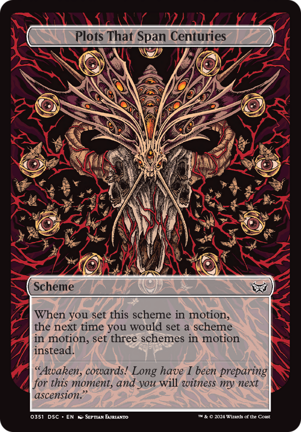Plots That Span Centuries (Full Art) [Duskmourn: Archenemy]-3
