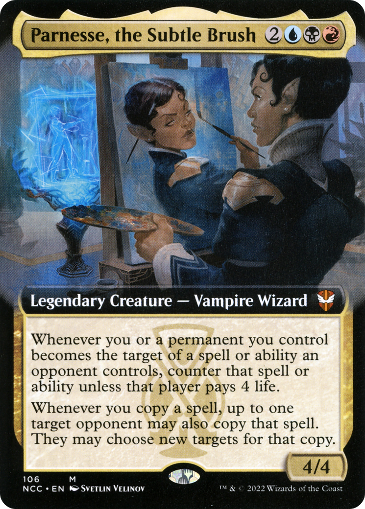 Parnesse, the Subtle Brush (Extended Art) [Streets of New Capenna Commander]-1