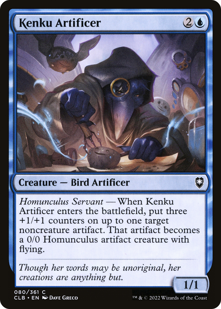 Kenku Artificer [Commander Legends: Battle for Baldur's Gate]-1