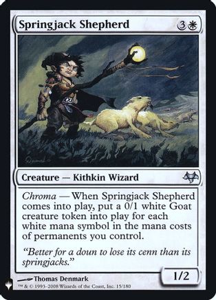 Springjack Shepherd (LIST-15/180) - The List Reprints-1