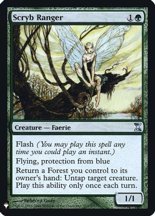 Scryb Ranger (LIST-215) - The List Reprints Foil-1
