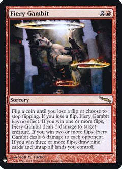 Fiery Gambit (LIST-090) - The List Reprints Foil-1