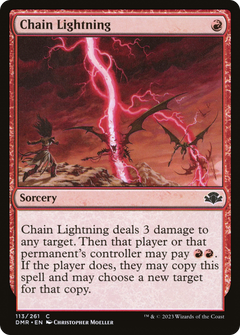 Chain Lightning [Dominaria Remastered]-1