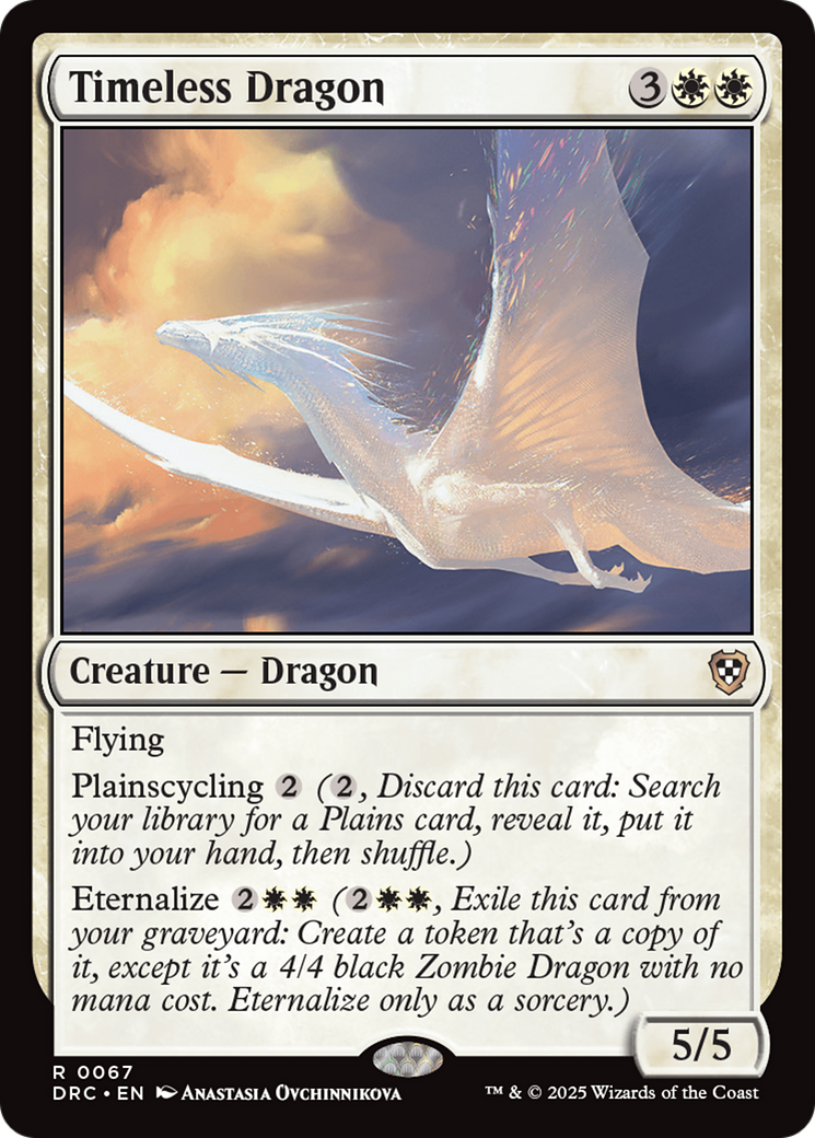 Timeless Dragon [Aetherdrift Commander]-1