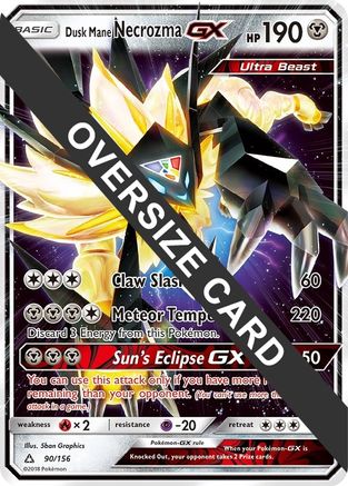 Dusk Mane Necrozma GX (90/156) (Jumbo Card) [Sun & Moon: Ultra Prism]-1