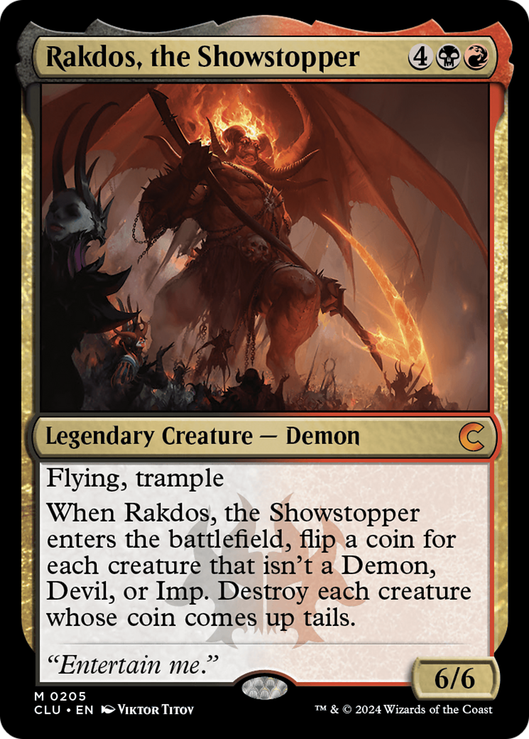 Rakdos, the Showstopper [Ravnica: Clue Edition]-1