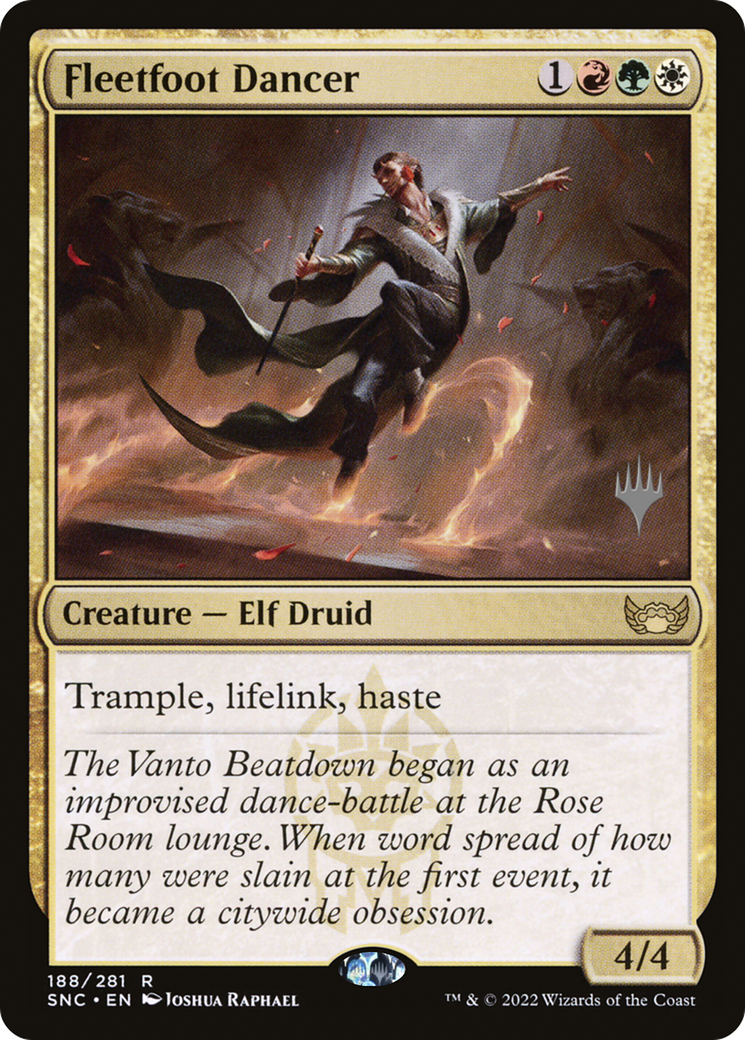 Fleetfoot Dancer (Promo Pack) [Streets of New Capenna Promos]-1