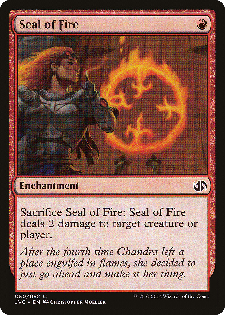Seal of Fire [Duel Decks Anthology]-1