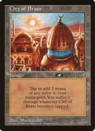 City of Brass (4th Place) (Arena League) (OVER-) - Oversize Cards-1