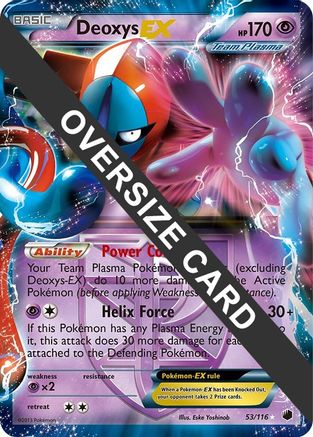 Deoxys EX (53/116) (Jumbo Card) [Black & White: Plasma Freeze]-1