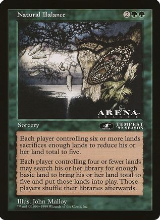 Natural Balance (4th Place) (Arena League) (OVER-) - Oversize Cards-1