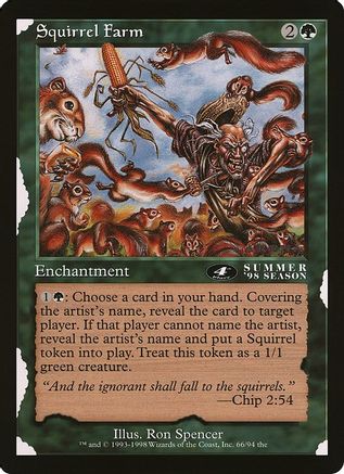 Squirrel Farm (4th Place) (Arena League) (OVER-066) - Oversize Cards-1