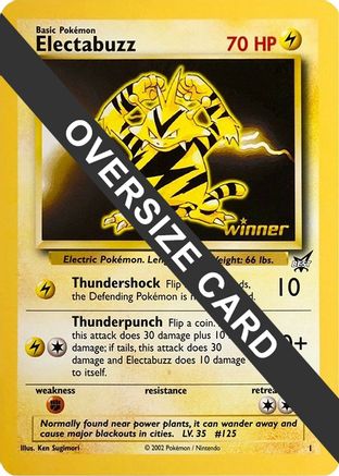 Electabuzz (1) (Jumbo Card) [Best of Promos]-1