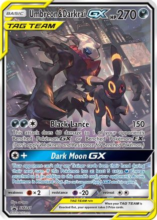 Umbreon & Darkrai GX (SM241) (Jumbo Card) [Sun & Moon: Black Star Promos]-1