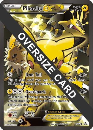 Pikachu EX (XY124) (Jumbo Card) [XY: Black Star Promos]-1