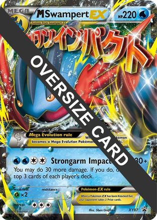 M Swampert EX (XY87) (Jumbo Card) [XY: Black Star Promos]-1