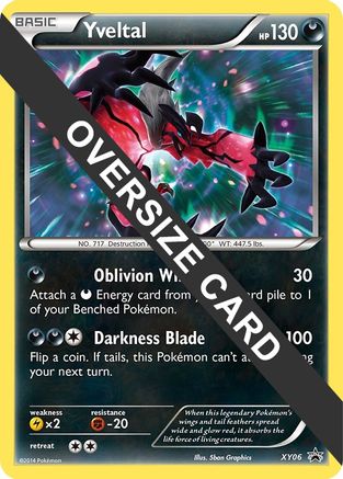 Yveltal (XY06) (Jumbo Card) [XY: Black Star Promos]-1