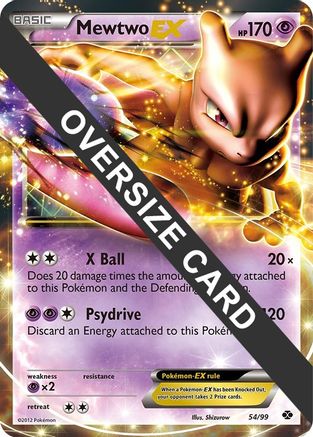 Mewtwo EX (54/99) (Jumbo Card) [Black & White: Next Destinies]-1