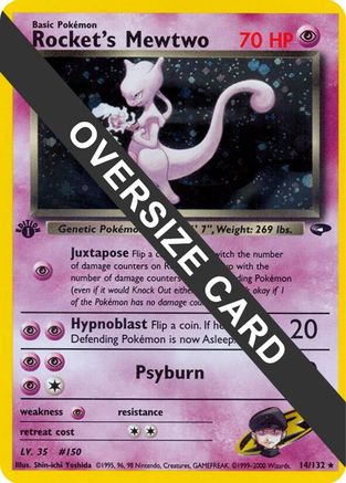 Rocket's Mewtwo (8) (Jumbo Card) [Best of Promos]-1