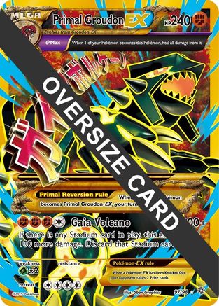 Primal Groudon EX (97/98) (Jumbo Card) [XY: Ancient Origins]-1