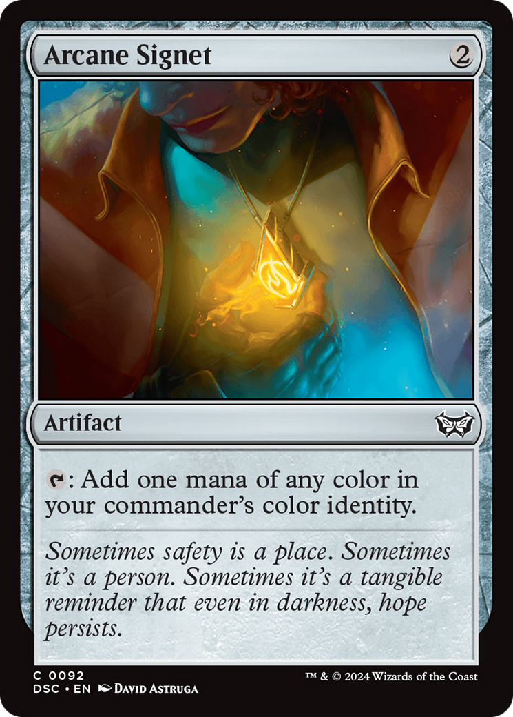 Arcane Signet [Duskmourn: House of Horror Commander]-1