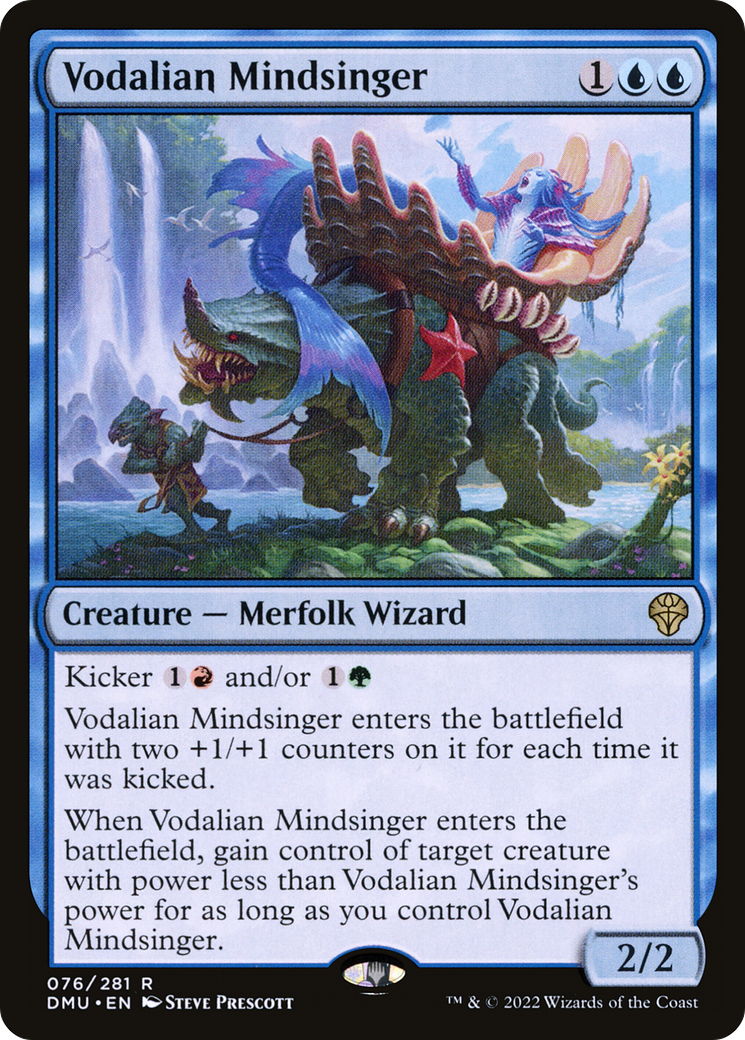 Vodalian Mindsinger (DMU-076) - Dominaria United Foil-1
