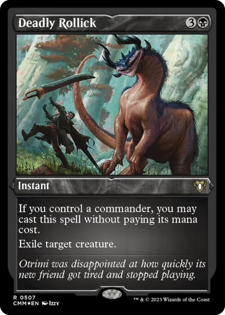 Deadly Rollick (Foil Etched) [Commander Masters]-1
