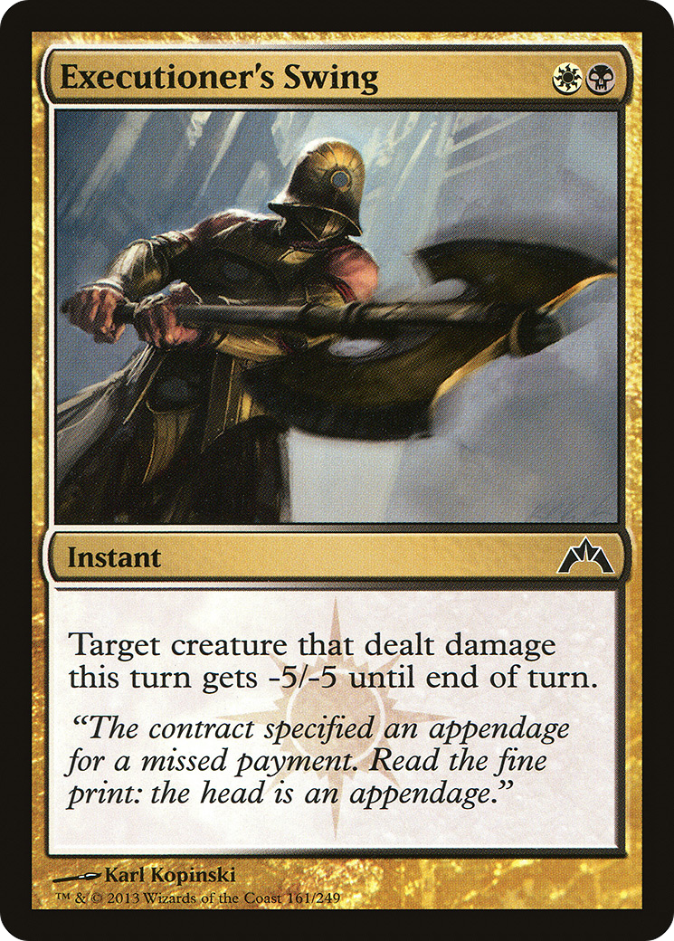 Executioner's Swing [Gatecrash]-1