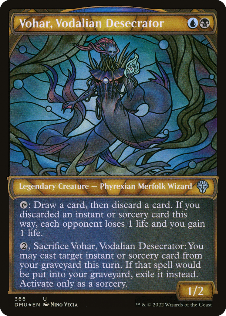 Vohar, Vodalian Desecrator (Textured Foil) (DMU-366) - Dominaria United: (Showcase) Foil-1