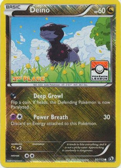 Deino (97/113) (League Promo 3rd Place) [Black & White: Legendary Treasures]-1