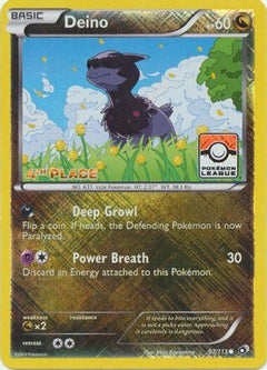 Deino (97/113) (League Promo 4th Place) [Black & White: Legendary Treasures]-1