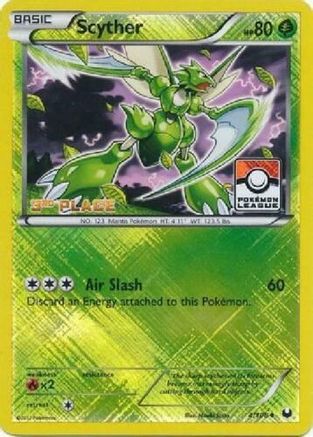 Scyther (4/108) (League Promo 3rd Place) [Black & White: Dark Explorers]-1