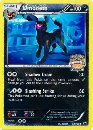 Umbreon (60/108) (Regional Championship Promo) [Black & White: Dark Explorers]-1