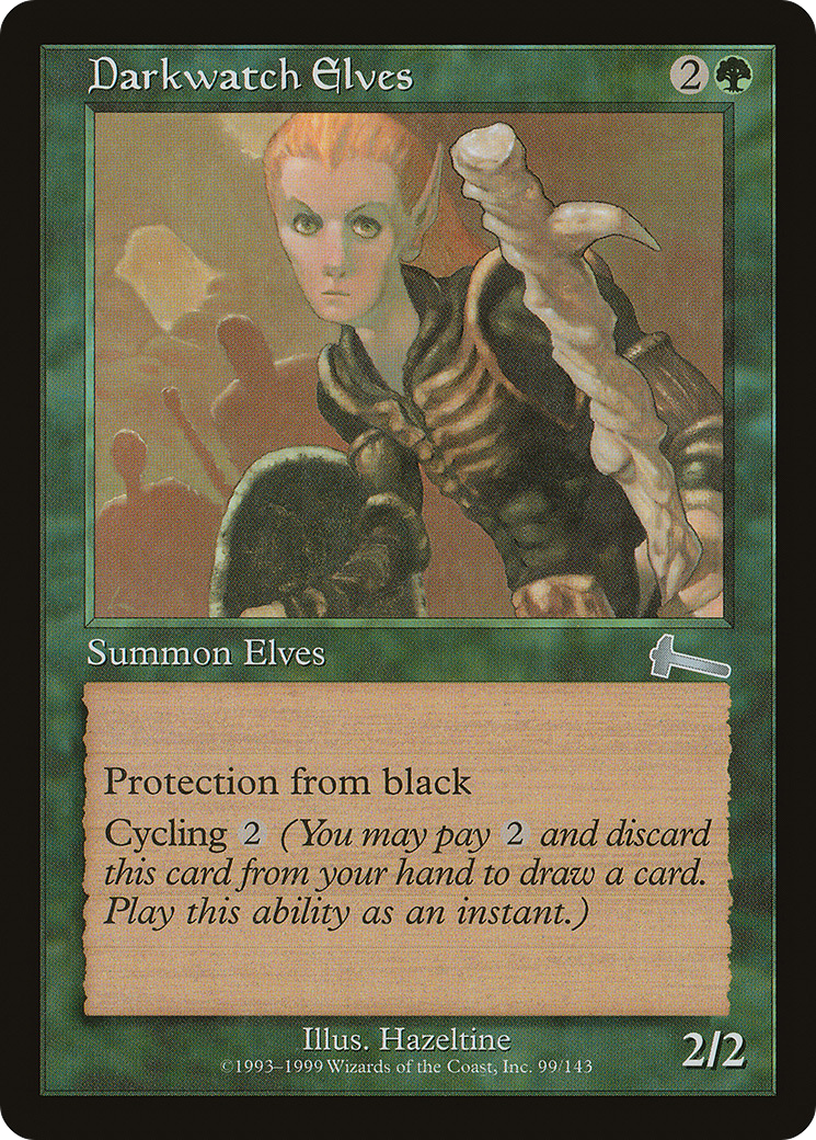 Darkwatch Elves [Urza's Legacy]-1