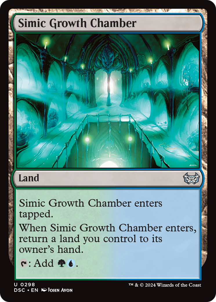 Simic Growth Chamber [Duskmourn: House of Horror Commander]-1