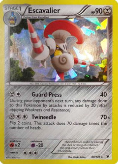 Escavalier (80/101) (Cracked Ice Holo) (Theme Deck Exclusive) [Black & White: Noble Victories]-1